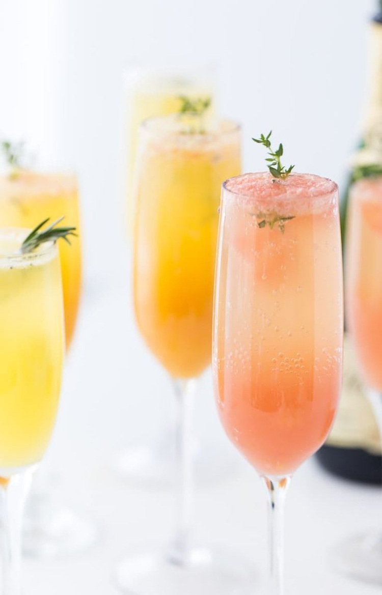 rețete de cocktail mimosa de grapefruit de primăvară