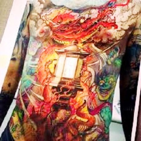 ちょうちんタトゥー