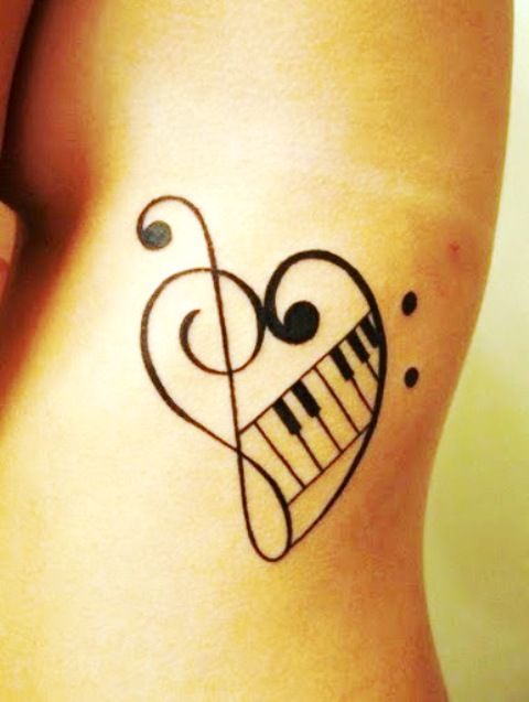 Tatuagem de amor musical