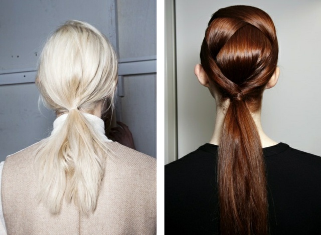 Coadă de cal coafuri casual clasic coafuri casual clasic Edun Fendi