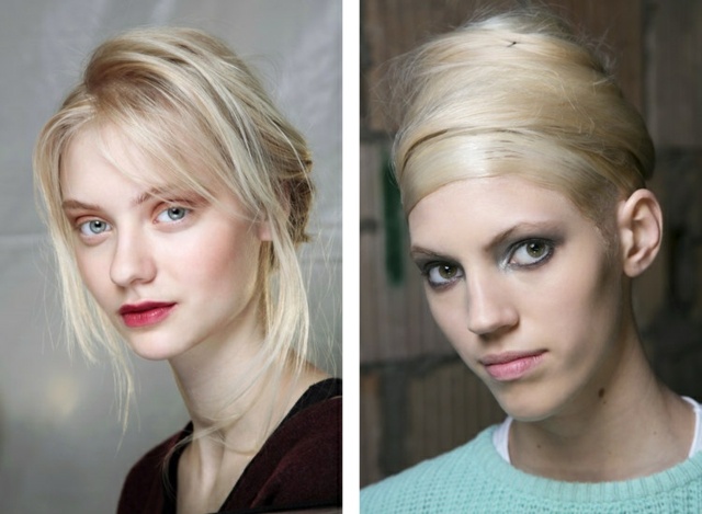 Coafuri cu păr punk chifle casual tadashi shoji Coafuri de păr chifle casual tadashi shoji donna karan