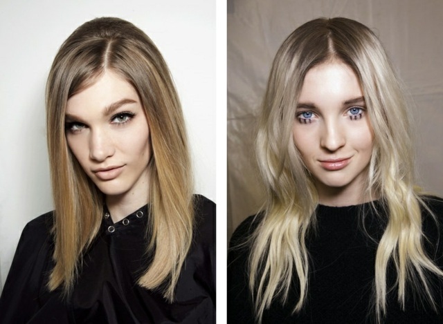 păr drept lungime medie păr păr despărțire idei Idei pentru despărțirea părului Versace Vionnet