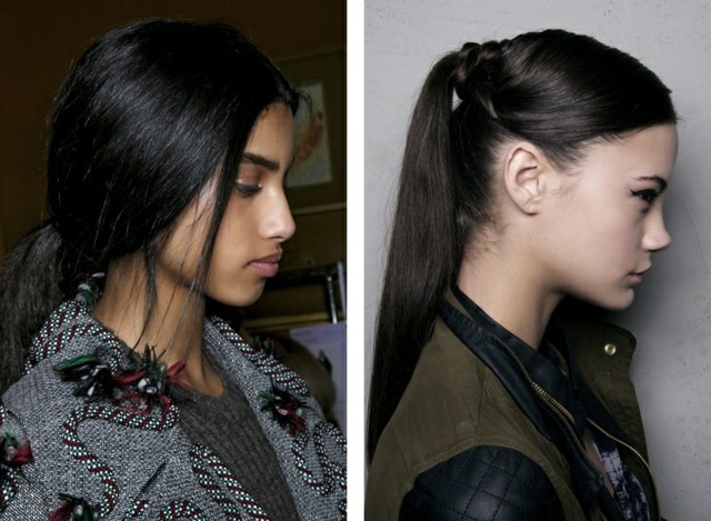 Coafuri de iarnă coadă de cal Stella McCartney Coafuri de iarnă Stella McCartney Roccobarocco