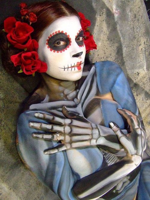 Helovino kūno menas