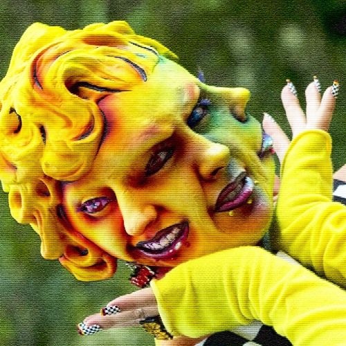 Lorie Hamel (CAN) nugalėtoja SFX Make up Januskopf ratlos Fingernaegel