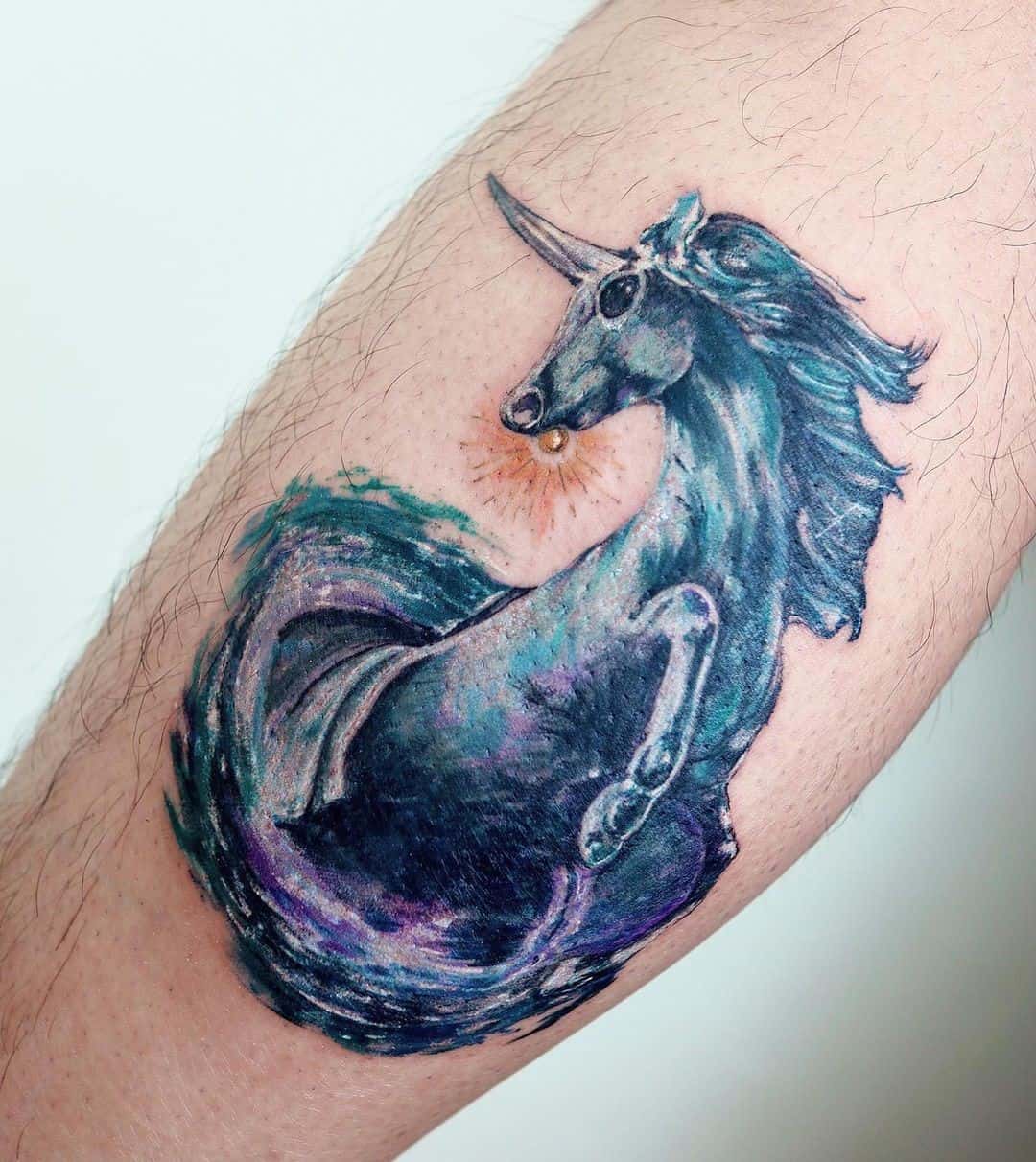 Magnifique & Tatouage de licorne mystique