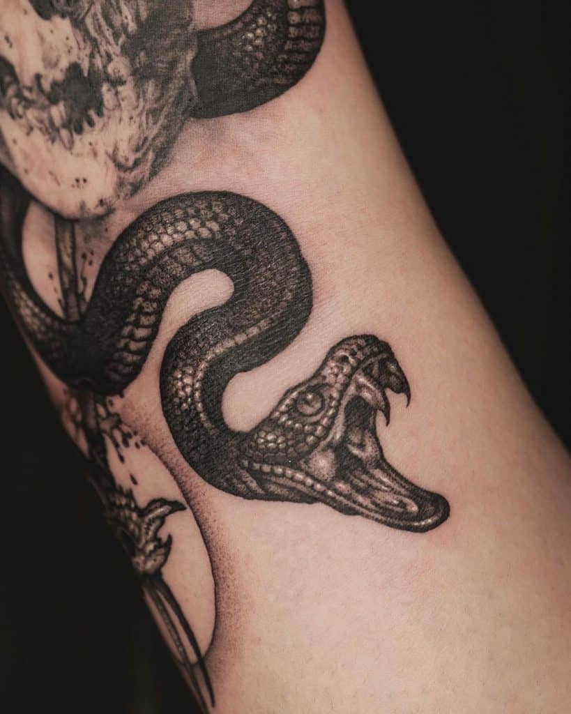 Tetovaža Snake In Attack