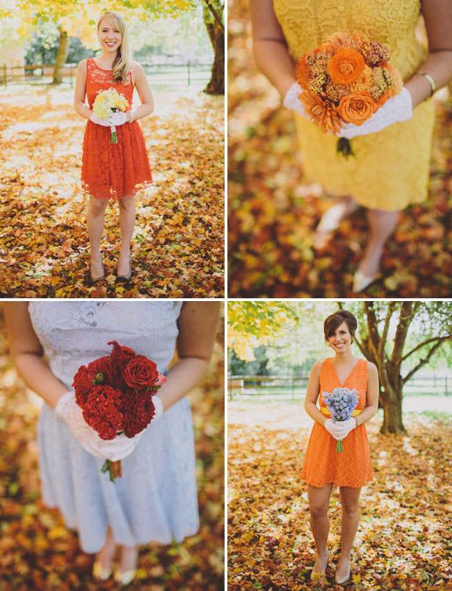 Buchet de flori asortat cu rochia de domnișoare de onoare rochii de domnișoară de onoare-buchet-asortate-toamnă-culori-idei