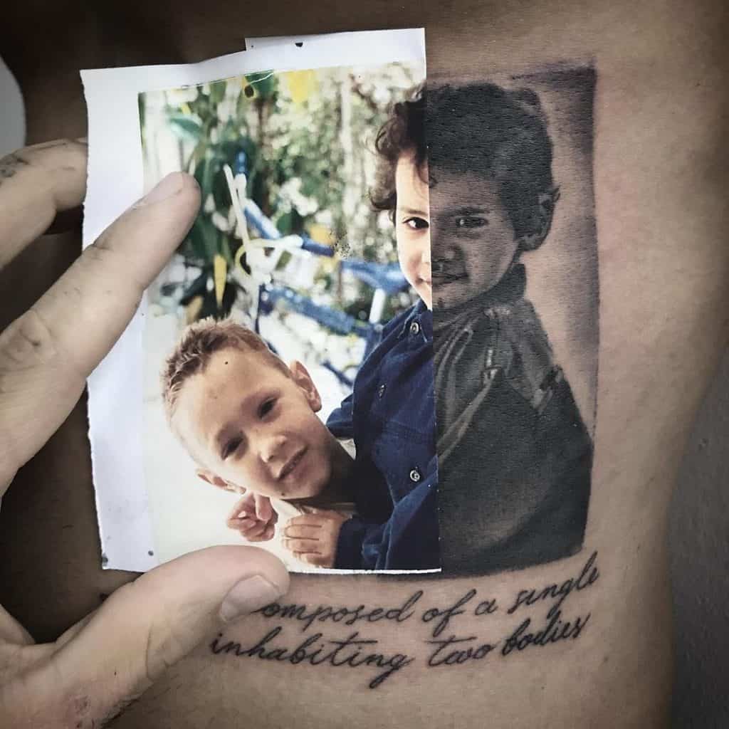 Tatuagens de família de fotorrealismo 2