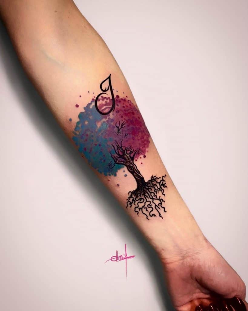 Tatuagem da árvore genealógica 1