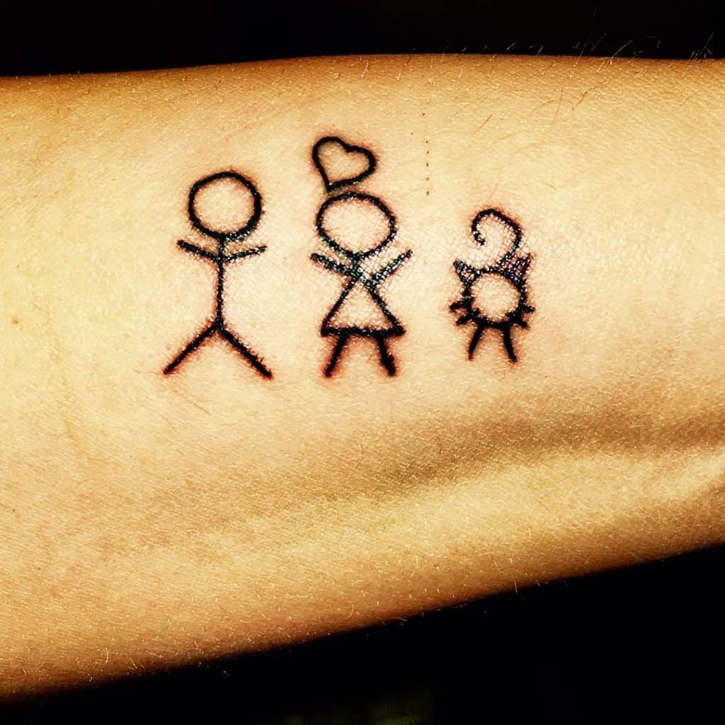 Stick Family Tattoo 2