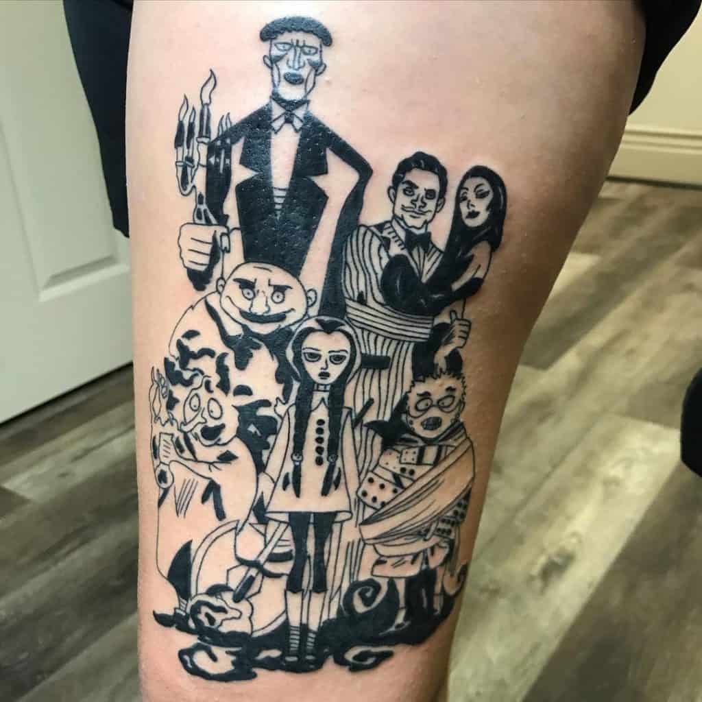 Creative Adams Family Tattoo 1