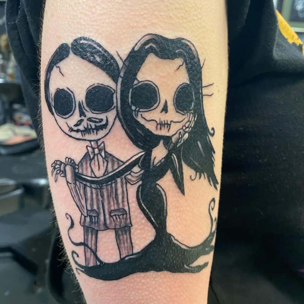 Creative Adams Family Tattoo 2