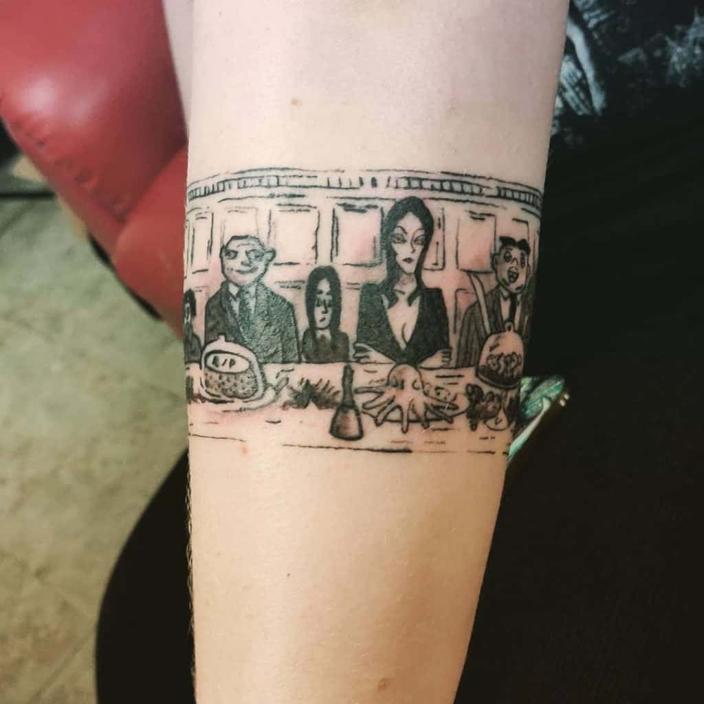 Creative Adams Family Tattoo 3