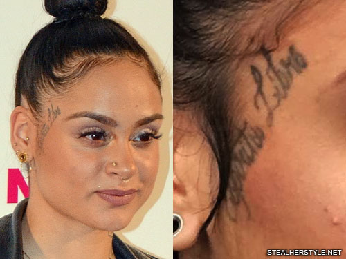 kehlani-espiritu-libre-face-tattoo