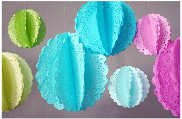 petrecere de decor de vară faceți-o singură tapițerie de hârtie coloranți alimentari Idei de petrecere pentru decor de vară, faceți-le singuri, hârtii de hârtie, coloranți alimentari