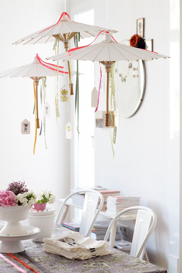 umbrele din hartie alba ikea petrecere masa masa masa decorare idee umbrele din hartie alba ikea masa de luat masa decorare idee