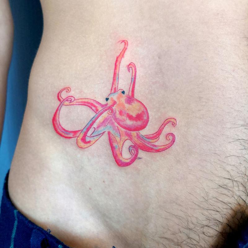 小さなタコのタトゥー3