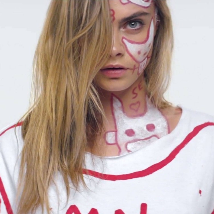 costume-de-Halloween-machiaj-antwoord-cara-delevingne-urât-băiat