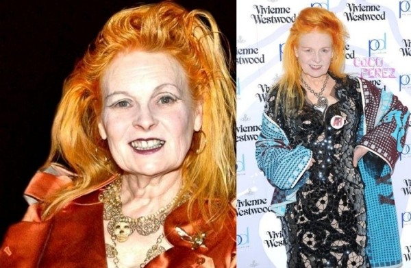 Vivienne Westwood Idei de coafură de Halloween-Vopsea de păr portocalie