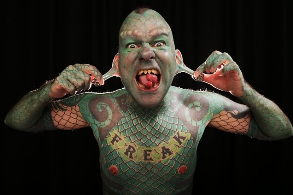 Mesch Reptile Tattoos-Eric Sprague Idei Body Halloween