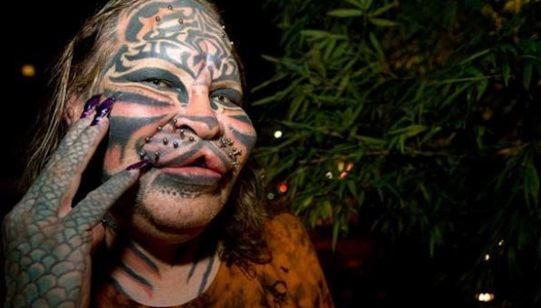 Omul mahmureală Dennis Avner Stalking Cat-Excentric Make Up Ideas Petrecere de Halloween