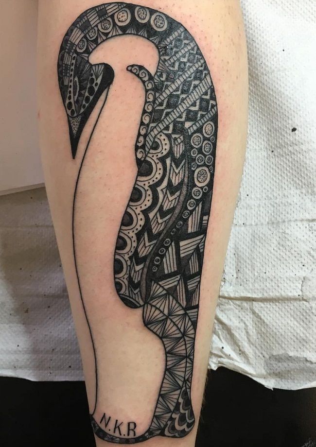 マンダラペンギンのタトゥー