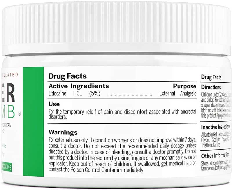 Crème anesthésiante topique Uber Numb