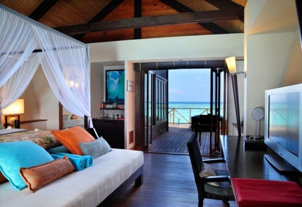 Dormitorul LUX Maldives oferă o senzație plăcută de spațiu Suitele dormitorului LUX Maldives oferă o senzație plăcută de spațiu