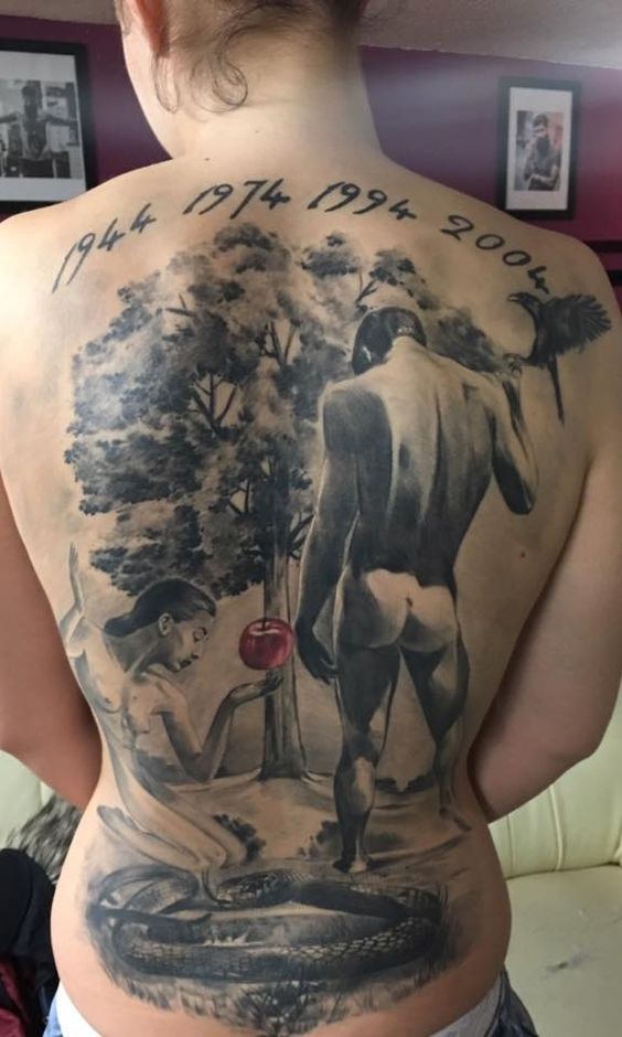 tetovaže Adam in Eve