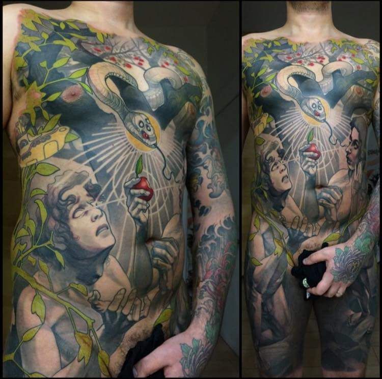 tetovaže Adam in Eve