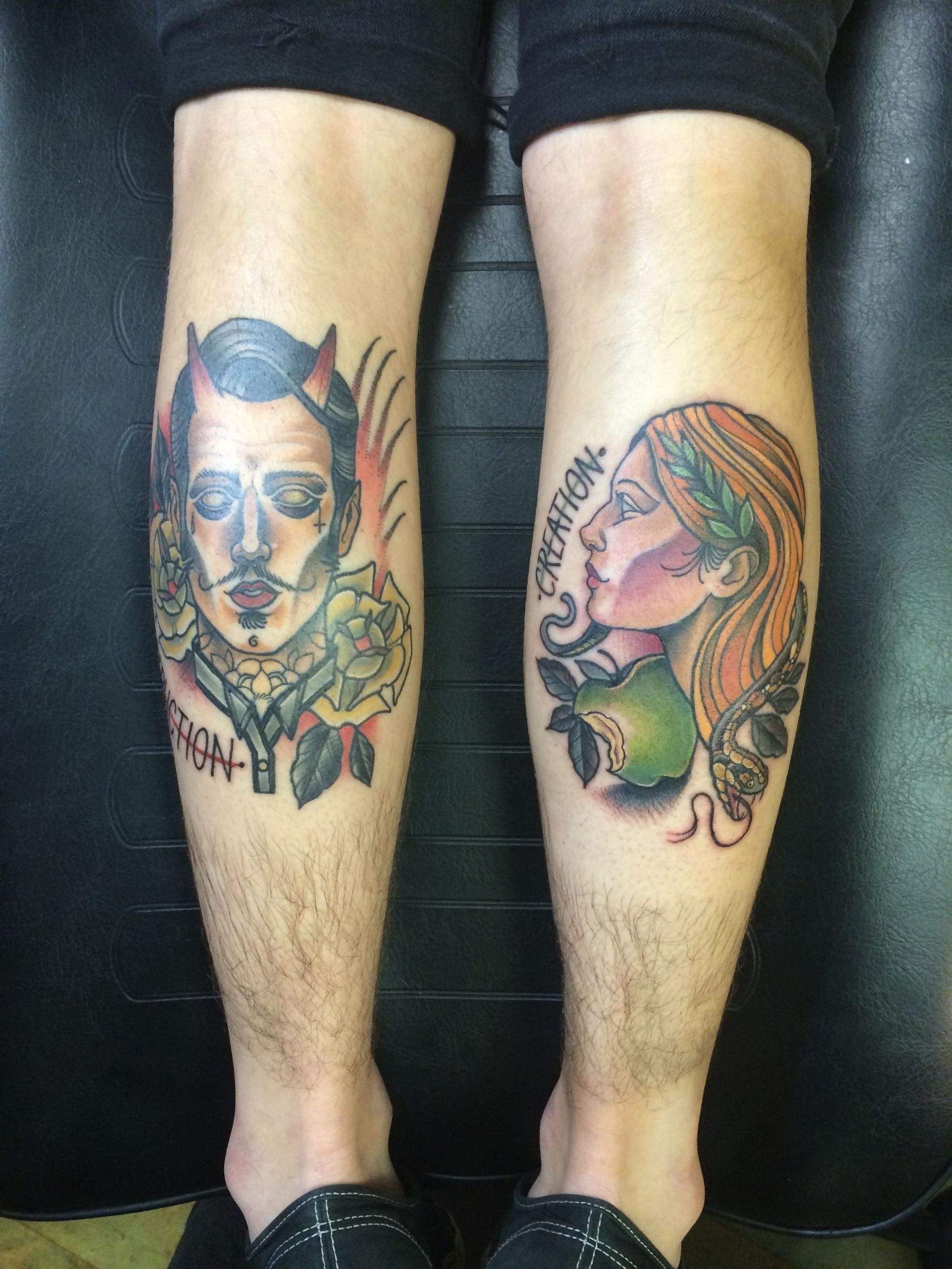 tetovaže Adam in Eve