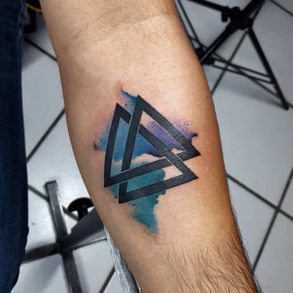 „Valknut“ nesėkmės tatuiruotė 1