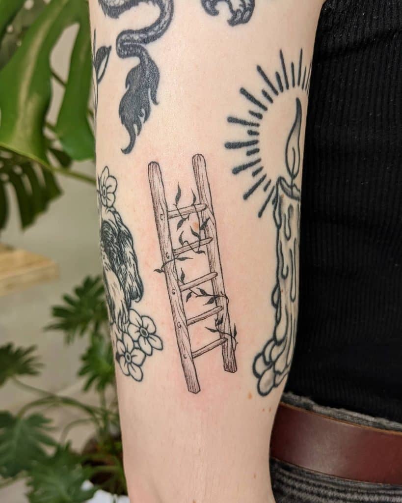 Kopėčių nesėkmės tatuiruotė 2