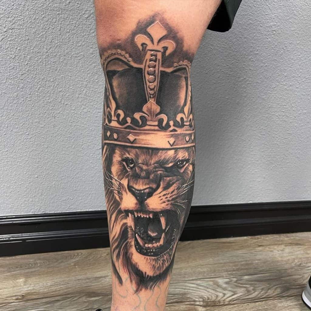 Liūto karaliaus tatuiruotė