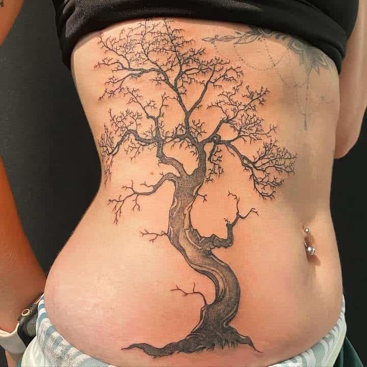 Tattoo na drevesu za dekleta 2