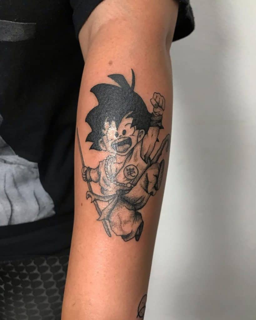 Dragon Ball Z Tattoo Arm 2