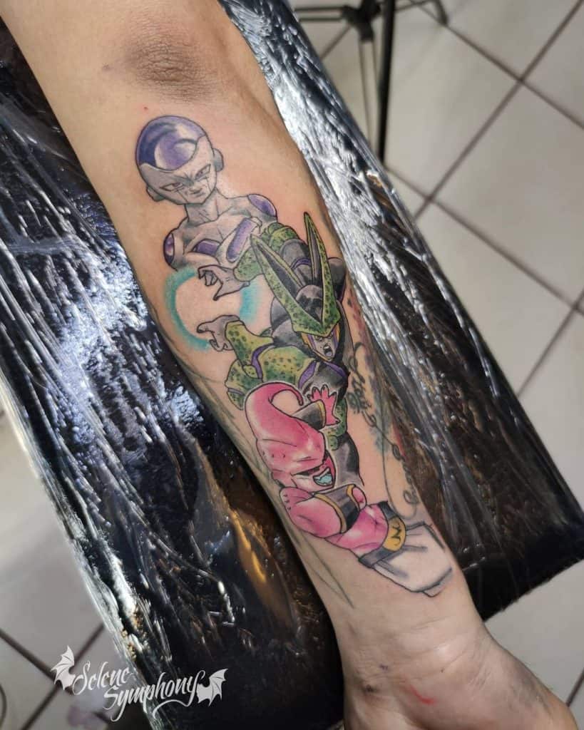 Dragon Ball Z Tattoo Arm 3