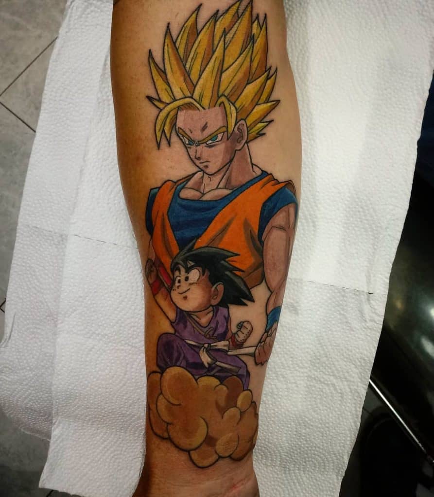 Goku Super-Saiyan tetovaža 1