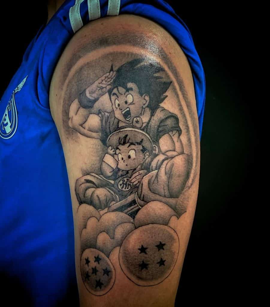 Goku Super-Saiyan tetovaža 2