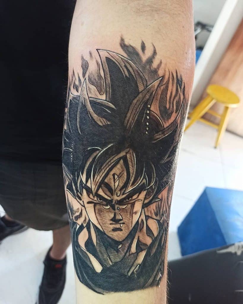 Goku Super-Saiyan tetovaža 3