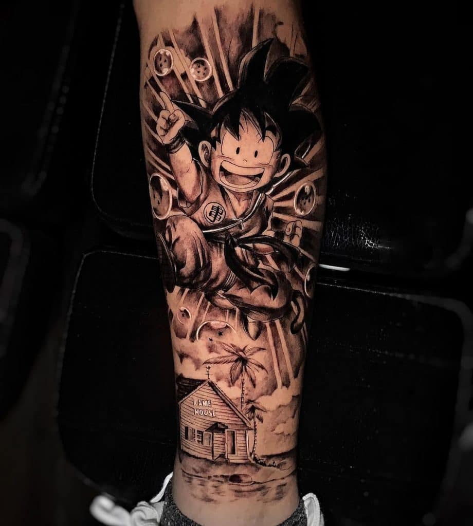 Tattoo rokav Dragon Ball 1