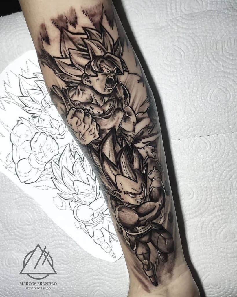 Tatoo rokav Dragon Ball 2