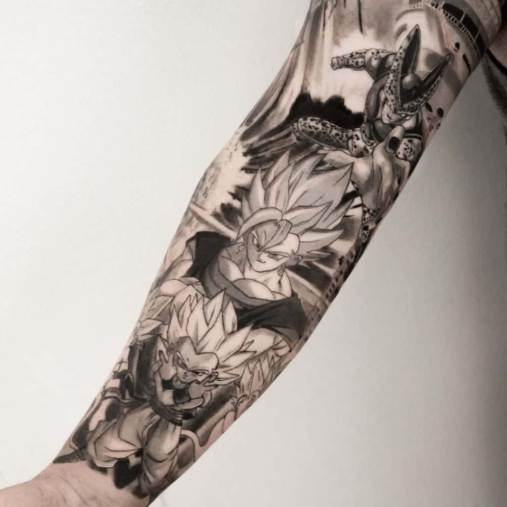 Tattoo rokav Dragon Ball 3