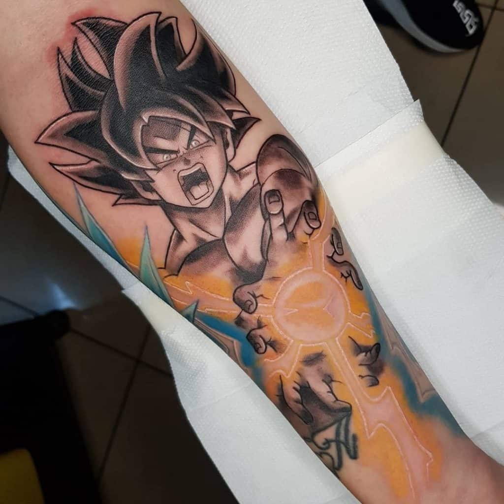 Tetovaža podlakti Dragon Ball 1