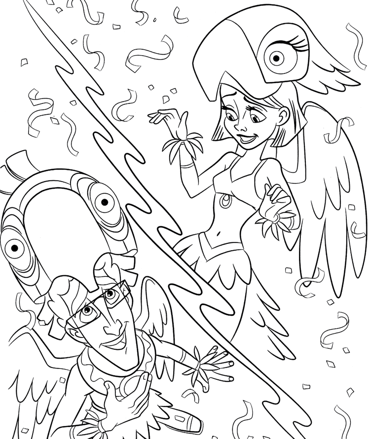 Carnaval Brazilia Imagine de colorat pentru copii