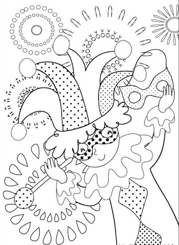 Pagini de colorat prost pentru copii