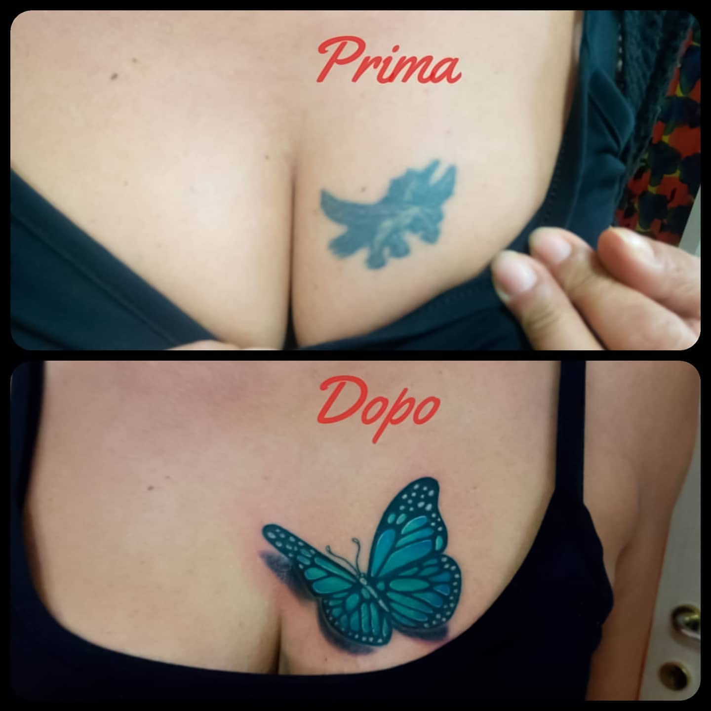 Krūtinės tatuiruotės dangtelis