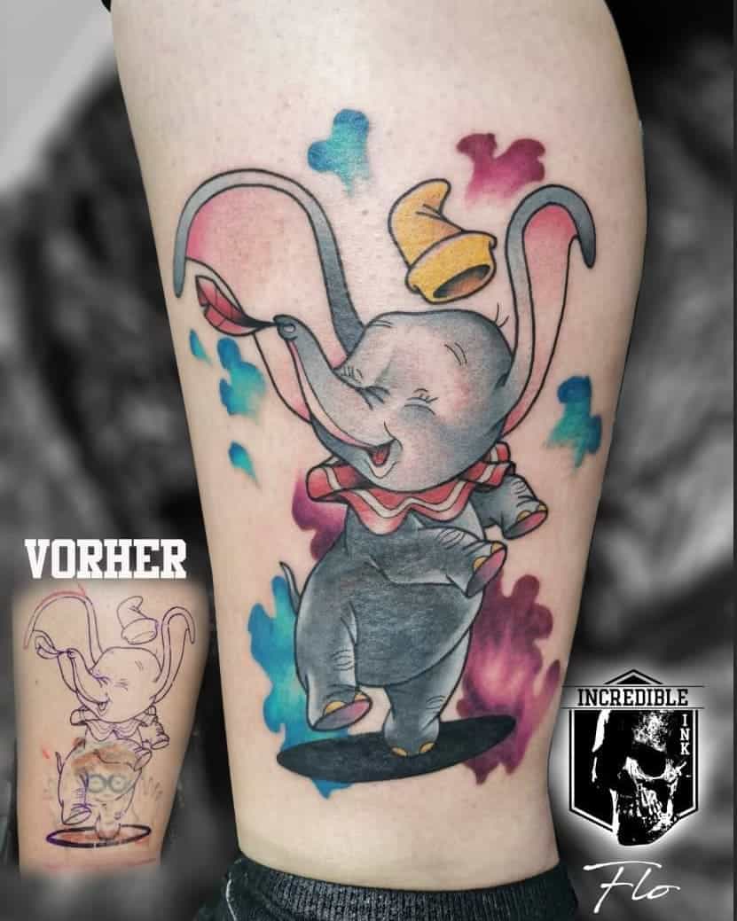 Apatinės kojos tatuiruotės dangtelis