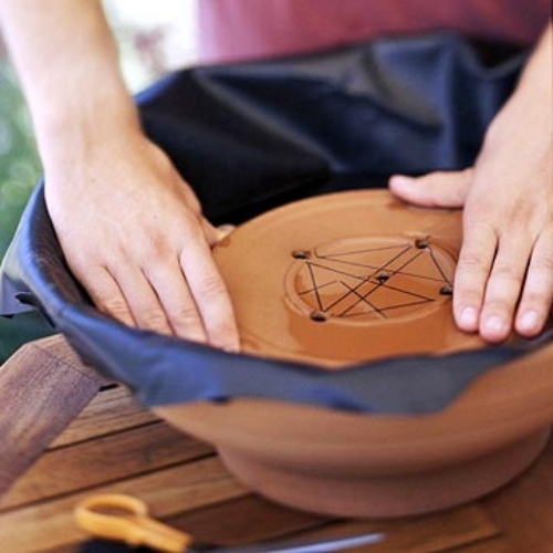 sigiliu de formă sferică de grădină fântână grădină fântână cu sigiliu sferic